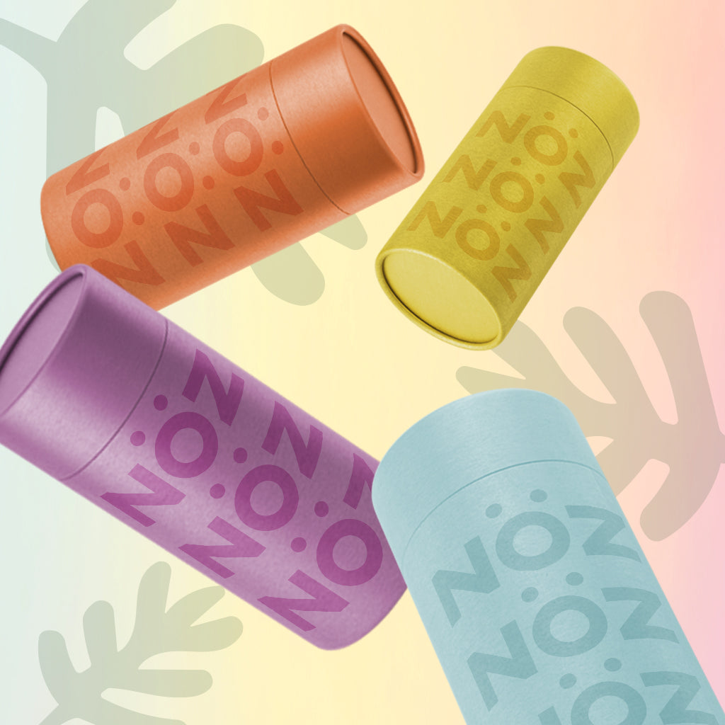 NOZ reef-safe and colorful sunscreen sticks
